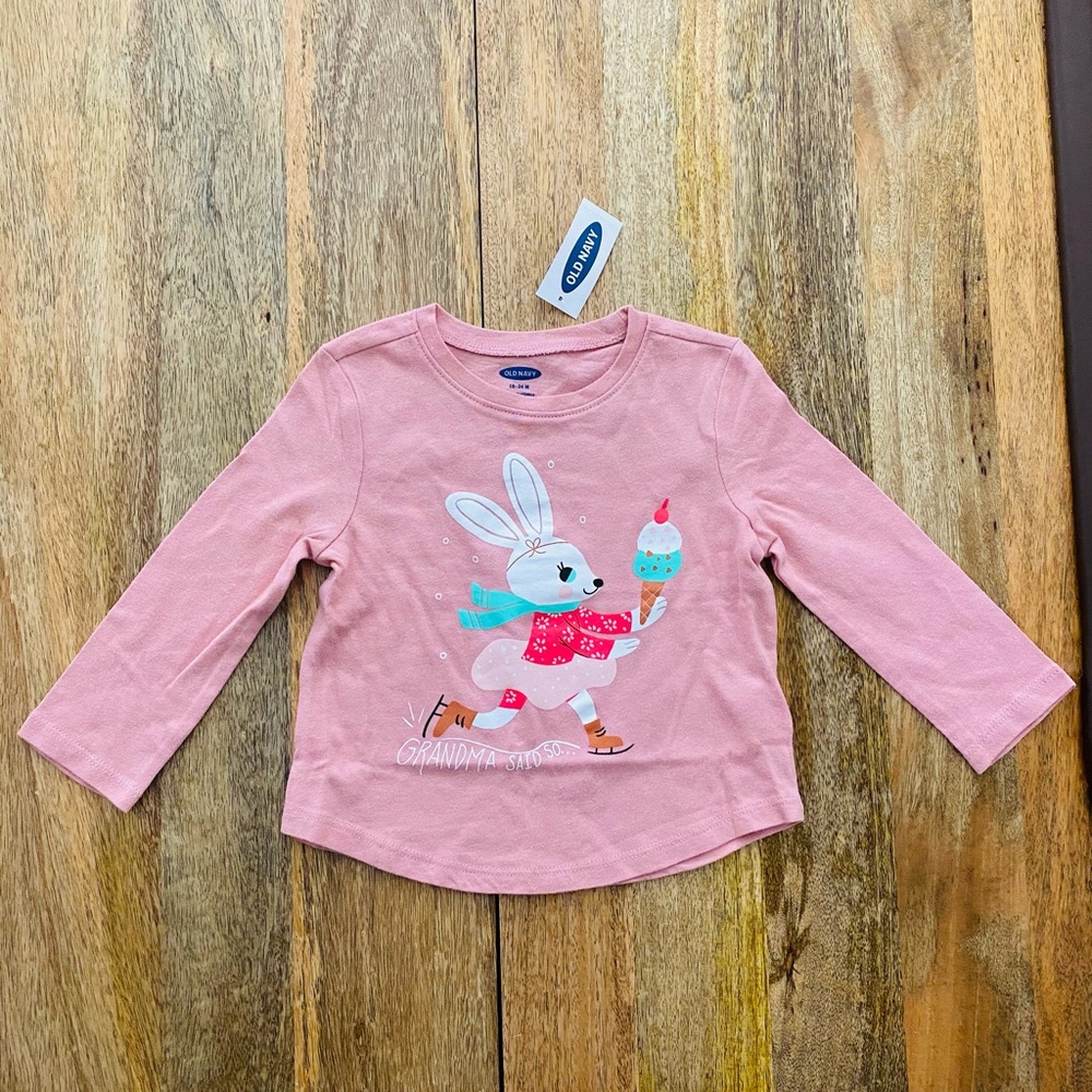 NWT Old Navy Baby girl’s t-shirt for 18-24 months